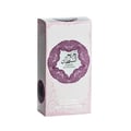 Ard Al Zaafaran Hareem Al Sultan EDP 50ml — A pink perfume bottle with a silver cap and a patterned label sits next to its matching pink and gold patterned box with a circular purple design. | Ard Al Zaafaran Hareem Al Sultan EDP 50ml — Sebotol minyak wangi merah jambu dengan penutup perak dan label bercorak terletak