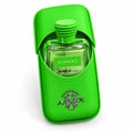 Kenz de Rasasi Hawas Apex Hybrid by Kenz de Rasasi — Green glass perfume bottle with a textured green cap resembling a snake, featuring a silver label with 'HAWAS' and 'APEX HYBRID' text.