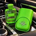 Kenz de Rasasi Hawas Apex Hybrid by Kenz de Rasasi — Green glass perfume bottle with a textured green cap resembling a snake, featuring a silver label with 'HAWAS' and 'APEX HYBRID' text.