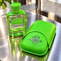 Kenz de Rasasi Hawas Apex Hybrid by Kenz de Rasasi — Green glass perfume bottle with a textured green cap resembling a snake, featuring a silver label with 'HAWAS' and 'APEX HYBRID' text.