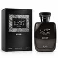 RASASI Hawas Kobra by Rasasi 100ml EDP — Black perfume box and bottle with snake-like cap, silver mosaic detail on box, white text.