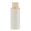 Maison Asrar Heritage by Maison Asrar 100ml EDP Unisex — White bottle with gold geometric pattern and gold fluted cap