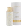Maison Asrar Heritage by Maison Asrar 100ml EDP Unisex — White bottle with gold geometric pattern and gold fluted cap