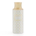 Maison Asrar Heritage by Maison Asrar 100ml EDP Unisex — White bottle with gold geometric pattern and gold fluted cap