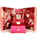 Lattafa Jouri Lattafa Women 100ml EDP — Pink perfume bottle with gold accents and a matching pink box, featuring sunburst design and Arabic script.