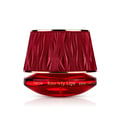 Maison Asrar Kiss My Lips by Maison Asrar 90ml EDP Unisex — Red cylindrical packaging with gold accents, featuring 'KISS MY LIPS' and 'MAISON ASRAR' text. The perfume bottle has a textured, deep red cap and a black base with gold trim, displaying 'Kiss My Lips' and volume details.
