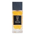 Bujairami Mafia Boss — Clear glass perfume bottle with gold liquid next to a black presentation box with gold logo and text