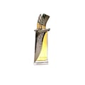 French Avenue Obsidian Eau De Parfum 100ml — A gold and black perfume bottle with ornate gold detailing stands next to its matching black box with gold artistic accents. | French Avenue Obsidian Eau De Parfum 100ml — Botol minyak wangi emas dan hitam dengan perincian emas berukir berdiri di sebelah kotak hitamnya yang