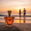 Turathi Brown Afnan couple langkawi beach sunset malaysia men wanita berhijab romantik