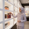 Al Nasr Al Attanah perfume bottle and packaging with 'Hayat' branding.