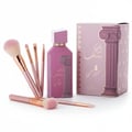 Ard Al Zaafaran Ahubbak Love In Paris EDP 100ml Zaafaran — Pink perfume bottle with a decorative column motif and gold accents, featuring Arabic script and "Love in Paris" text.