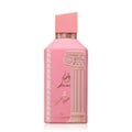 Ard Al Zaafaran Ahubbak Love In Paris EDP 100ml Zaafaran — Pink perfume bottle with a decorative column motif and gold accents, featuring Arabic script and "Love in Paris" text.