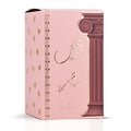 Ard Al Zaafaran Ahubbak Love In Paris EDP 100ml Zaafaran — Pink perfume bottle with a decorative column motif and gold accents, featuring Arabic script and "Love in Paris" text.