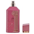 Ard Al Zaafaran Ahubbak Love In Paris EDP 100ml Zaafaran — Pink perfume bottle with a decorative column motif and gold accents, featuring Arabic script and "Love in Paris" text.
