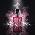Ehsas Bloom perfume wanita botol pecah dramatik asap pink Malaysia