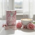 laila wanita meja kopi bunga pink malaysia