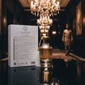 White Oud di St Regis KL dewan chandelier