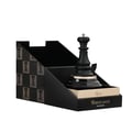 Black chess piece with packaging labeled 'King Check Mate' on a white background  King Armaf for men 100ml EDP