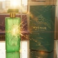 Avenue London EDP 100ml perfume by Grandeur – bottle and box front view – original Malaysia. Minyak wangi Avenue  London 100ml botol dan kotak.