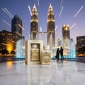 perfume Badee Al Oud Honor Glory di KLCC esplanade dengan pasangan Malaysia