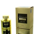 Gold perfume bottle and packaging with 'Confidential' branding on a white background