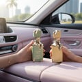 eclaire pistache dalam kereta warna pastel wanita malaysia
