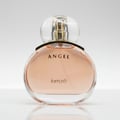 Perfume bottle labeled 'Angel' by la muse on a white background