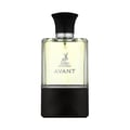 Perfume bottle labeled 'AVANT' on a white background