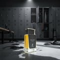 Dark Door Intense dalam locker gym, gaya sporty maskulin Malaysia
