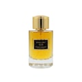 Perfume bottle labeled 'Exclusif Oud' from Maison Alhambra Collection on a white background