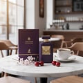 Infini Intoxicating Cherry di meja kafe – perfume sweet wanita Malaysia