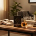 Kismet Magic di meja kopi dengan buku, vibe warm cozy Malaysia