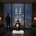 black origami lelaki tepi tingkap malam kl malaysia