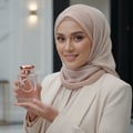 Hijabi Malaysia memegang Pride – vibe sweet confident