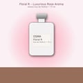 Floral R Perfume 75 ml — unisex rose & cedarwood Eau de Parfum bottle