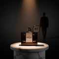 Rue Broca Pride Intense EDP bottle and box marble pedestal spotlight men fragrance Malaysia