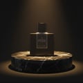 Rue Broca Pride Pour Homme EDP bottle and box marble pedestal spotlight men fragrance Malaysia