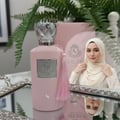 Darlene Pour Femme by Volare perfume on mirror tray reflection hijab women scent Malaysia