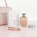 amber lychee kenzie flatlay beg wanita makeup pink malaysia