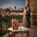 moroccan dream pasangan melayu pelukan balkoni
