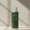 Maison Asrar Regent by Maison Asrar 100ml EDP Unisex — Dark green bottle with gold geometric pattern and gold cap, featuring a gold label with 'REGENT ROYAL COLLECTION' text.